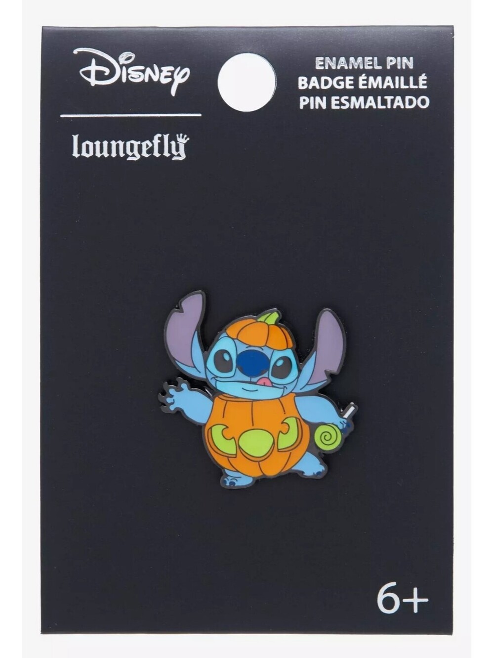 Loungefly Disney Lilo & Stitch Pumpkin Costume Stitch Enamel Pin